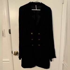 Free People Black Mini Dress